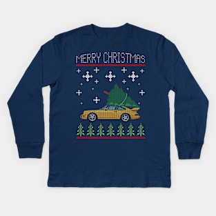 PORSCHE CHRISTMAS Kids Long Sleeve T-Shirt